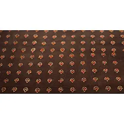 Ajrakh . Natural Color Cotton Fabric ~ 25 { Per meter }
